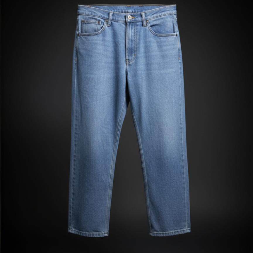 Classic Blue Relaxed Baggy