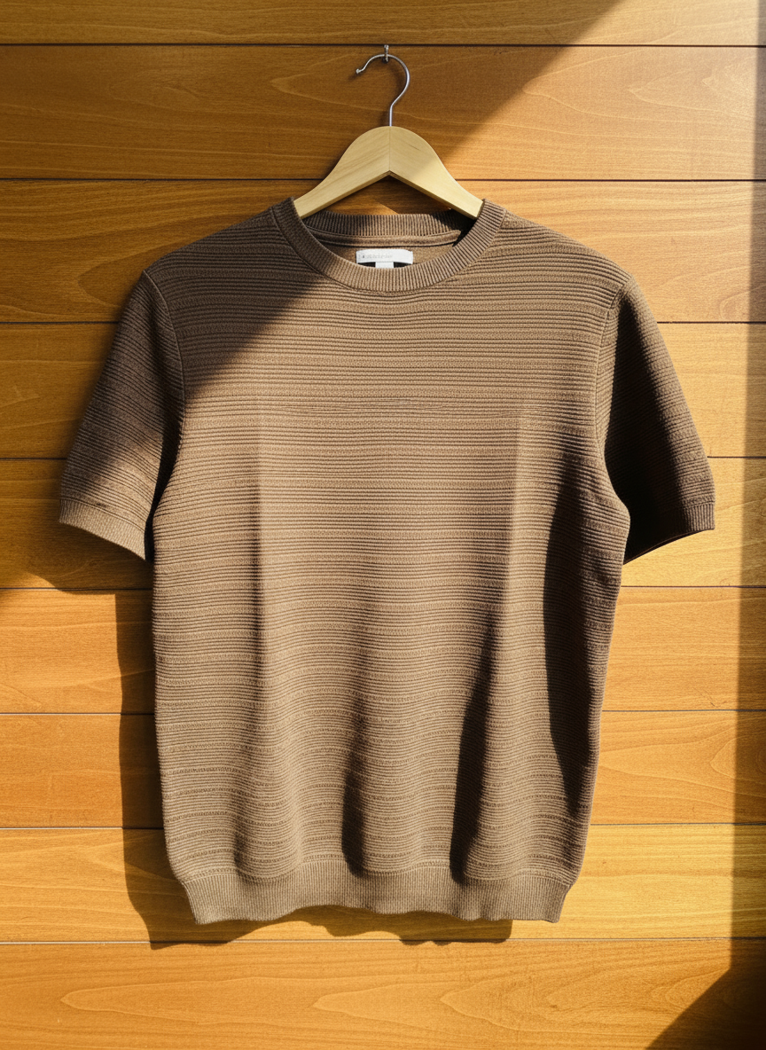 Walnut Knitted Round Neck