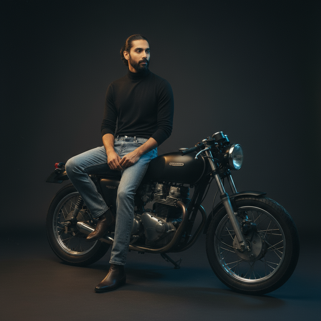 BLUE LIGHT WASH Slim Fit Jeans