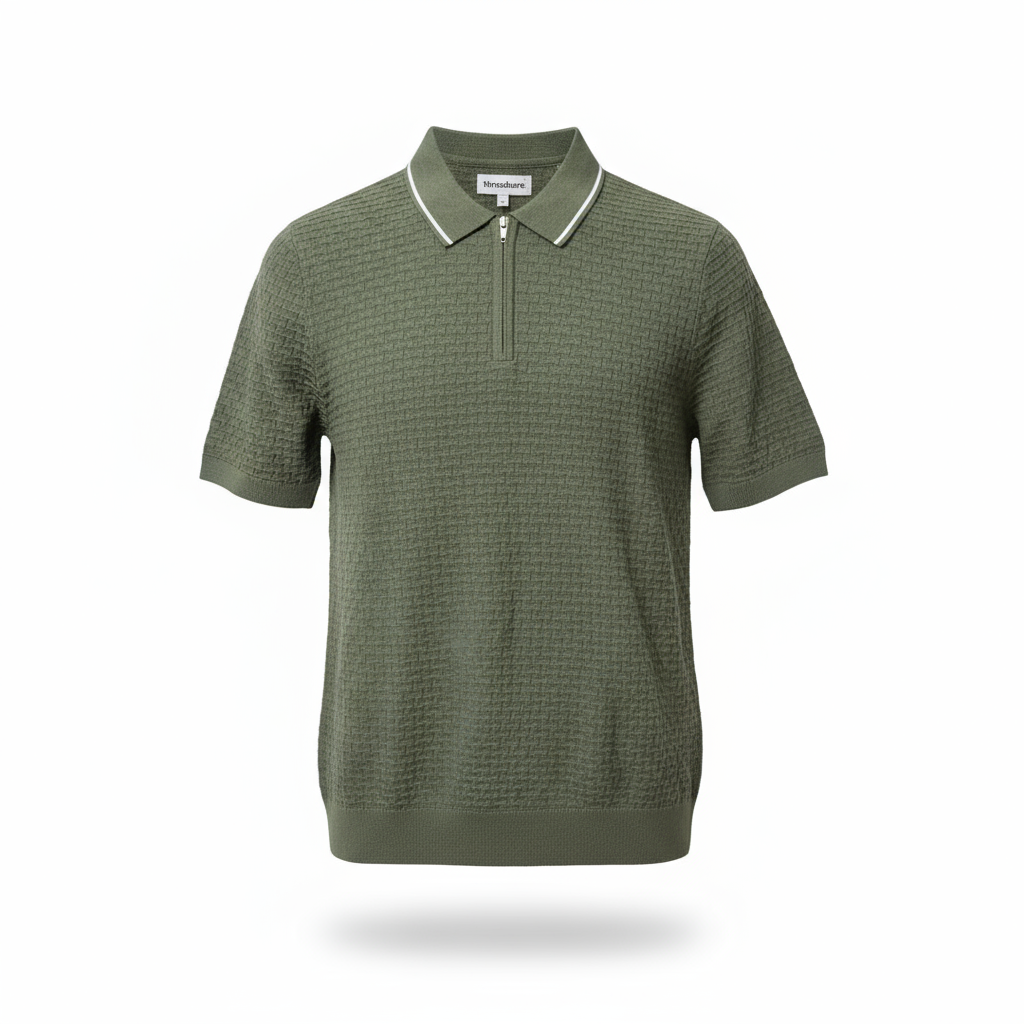 Olive Knitted Texture with JIP