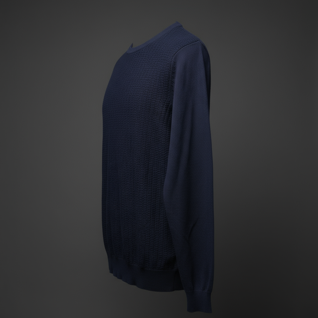 Nevy Blue - Knitted
