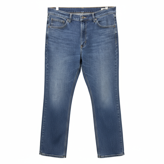 Retro Blue Relaxed Baggy
