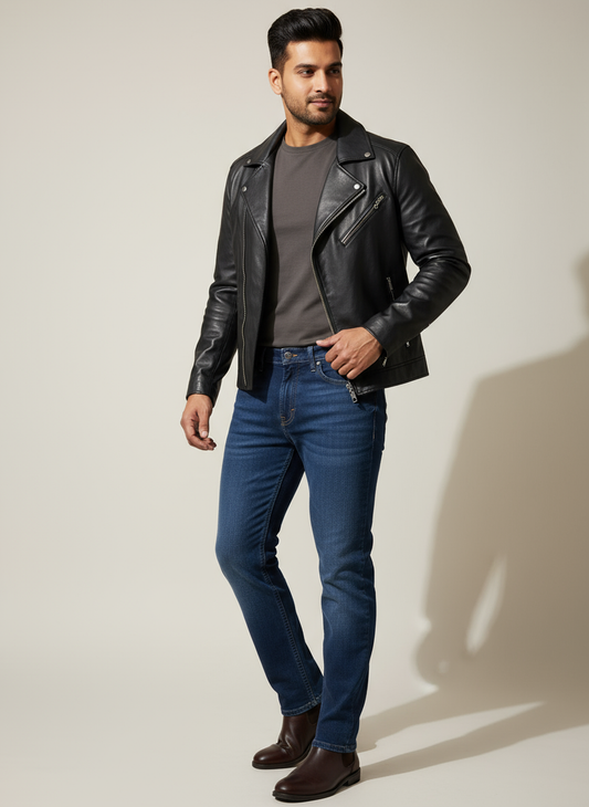 DARK KNIGHT BLUE - Straight Fit
