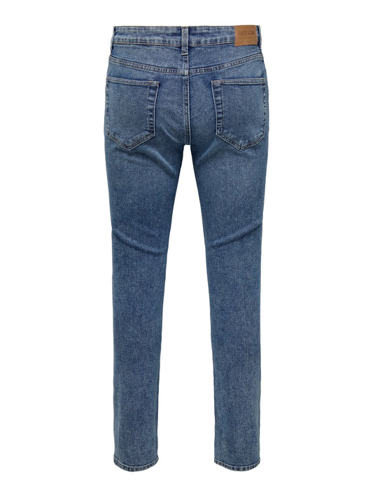 BLUE LIGHT WASH Slim Fit Jeans