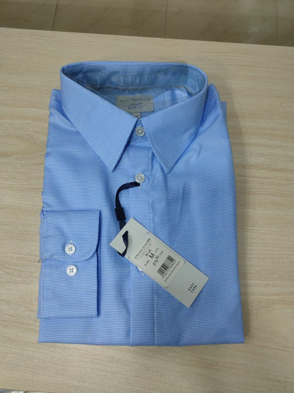 Sky blue shirt dotted pattern - SS7