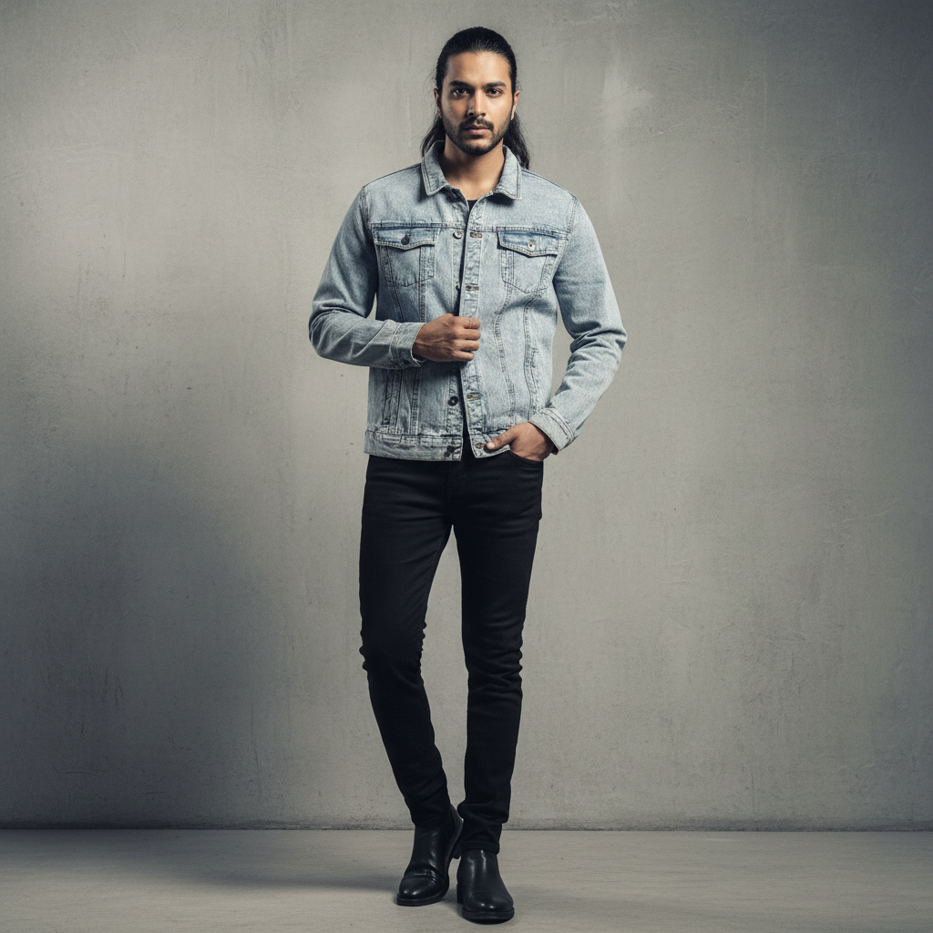 Classing Blue Jeans Jacket