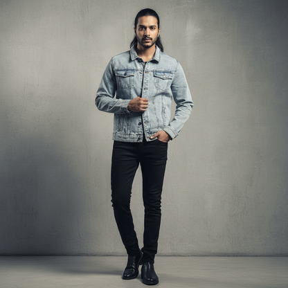 Classing Blue Jeans Jacket