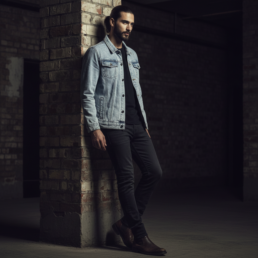 Classing Blue Jeans Jacket