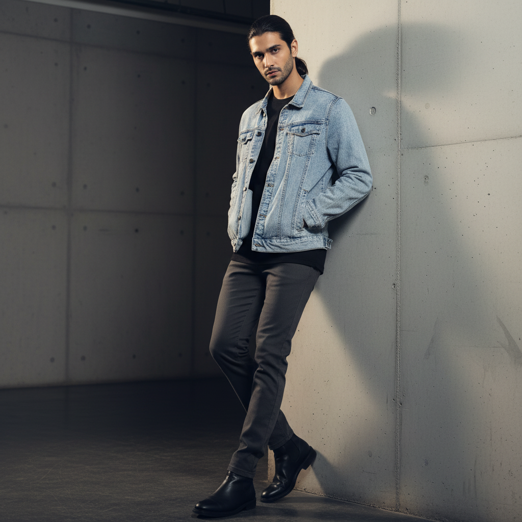 Classing Blue Jeans Jacket