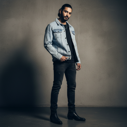 Classing Blue Jeans Jacket