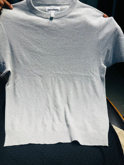 Grey Round Neck - Knitted