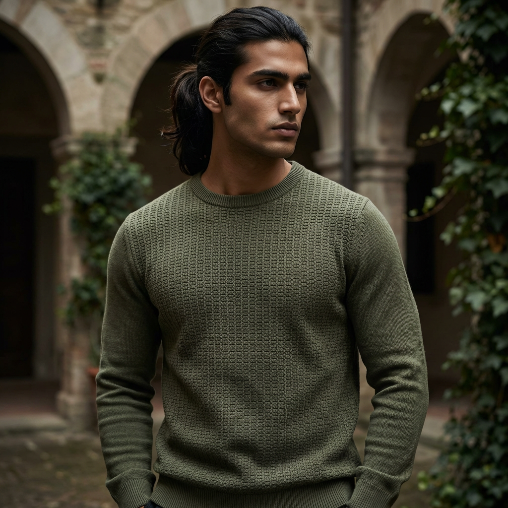 Olive - Knitted Sweater