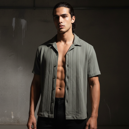 Baggy Shirt - Olive Green