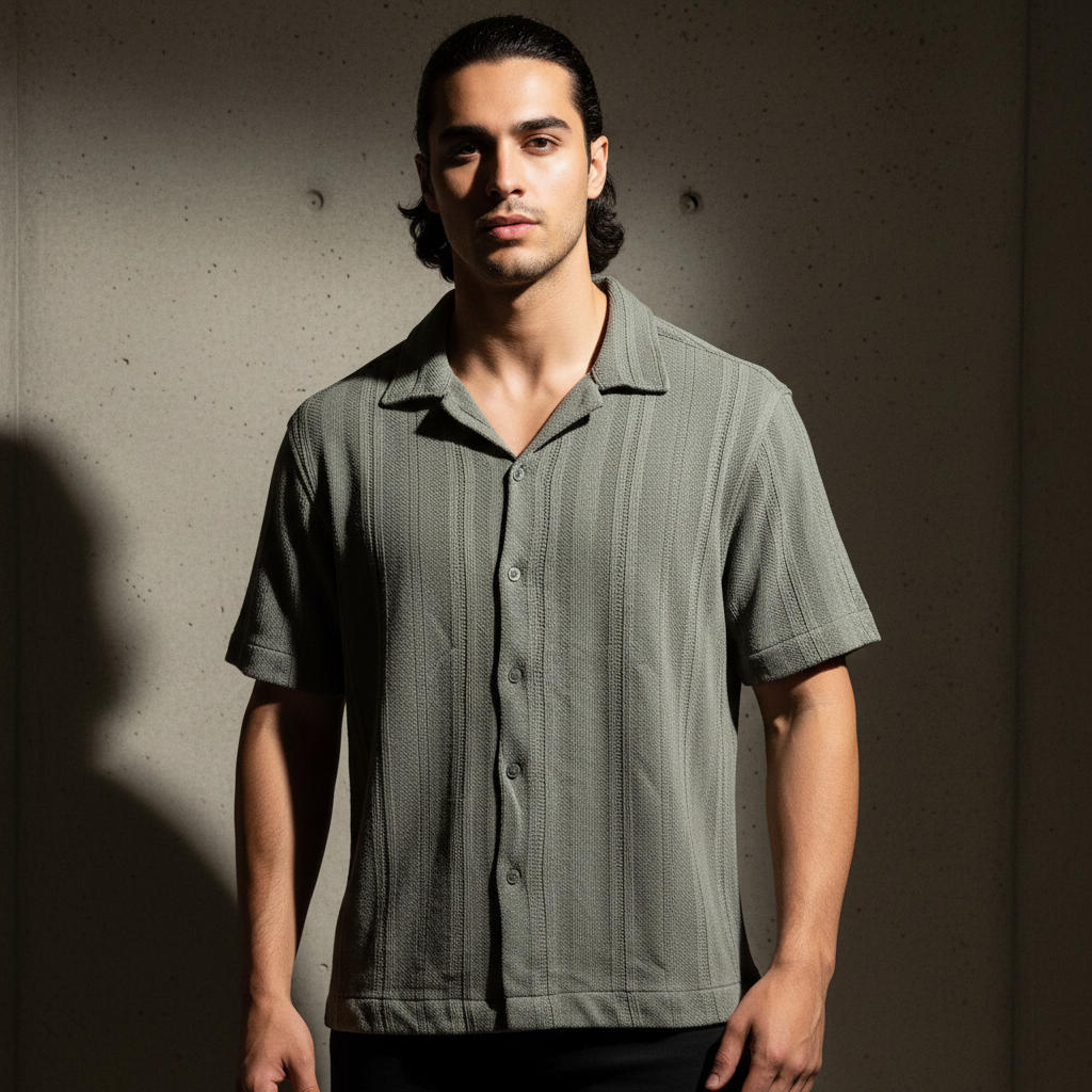 Baggy Shirt - Olive Green