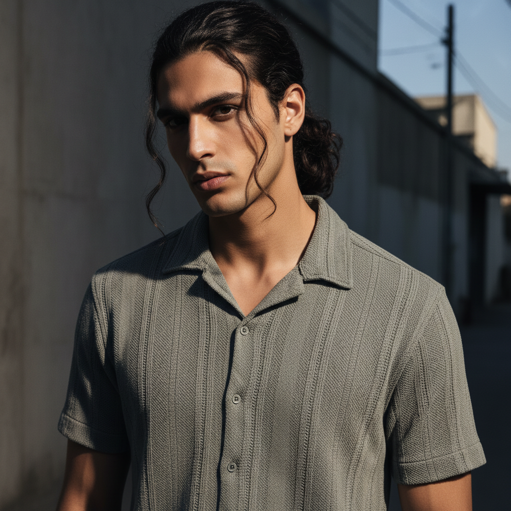 Baggy Shirt - Olive Green