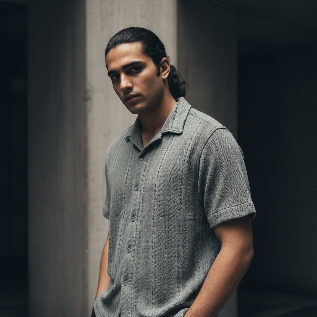 Baggy Shirt - Olive Green