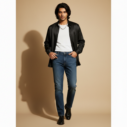 DARK NIGHT FADE BLUE - Relaxed Fit