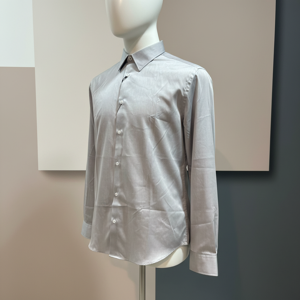 Grey Slim Fit Shirt