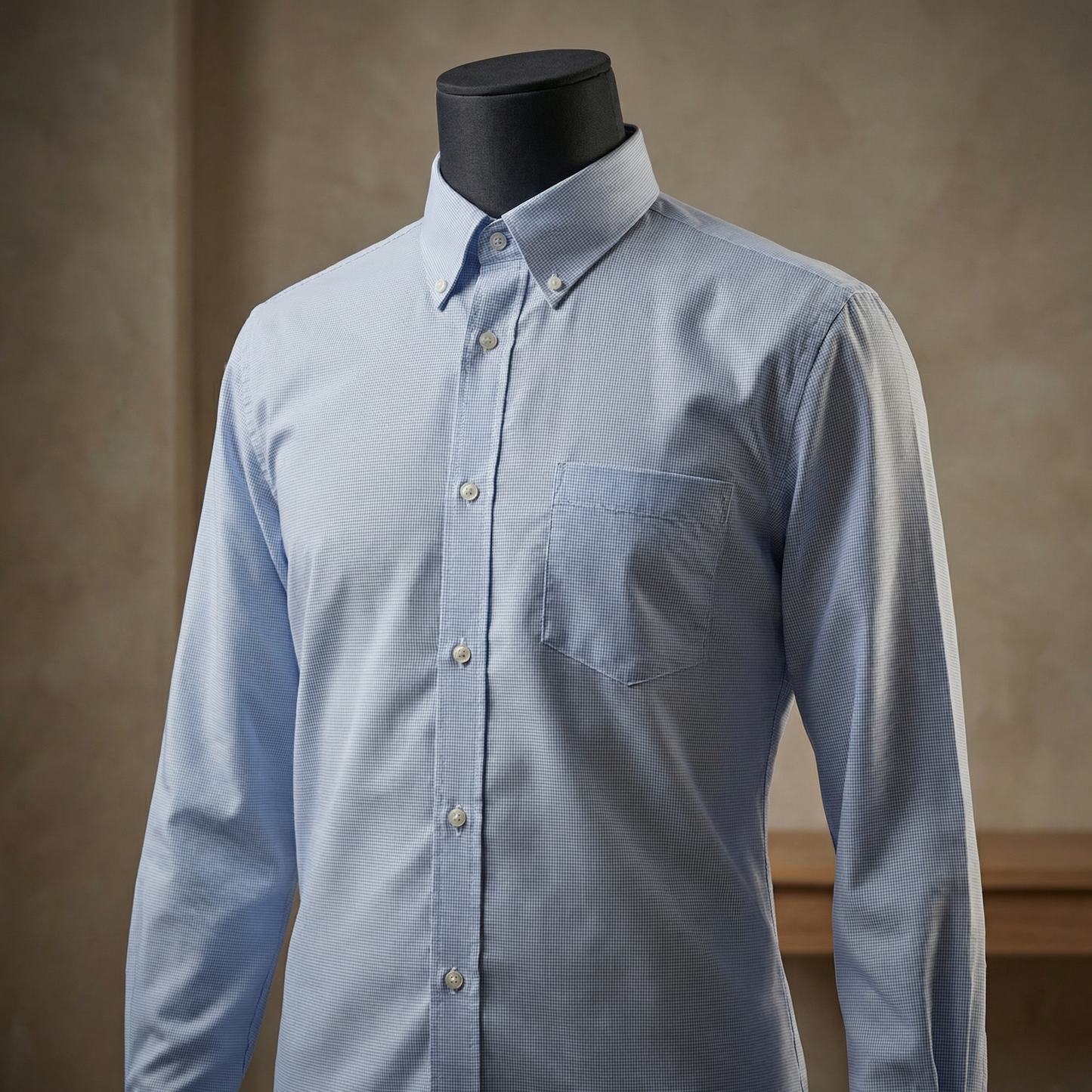 Skyblue Shape Fit Shirt  ( SH3)