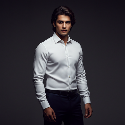 White SLIM Fit Shirt