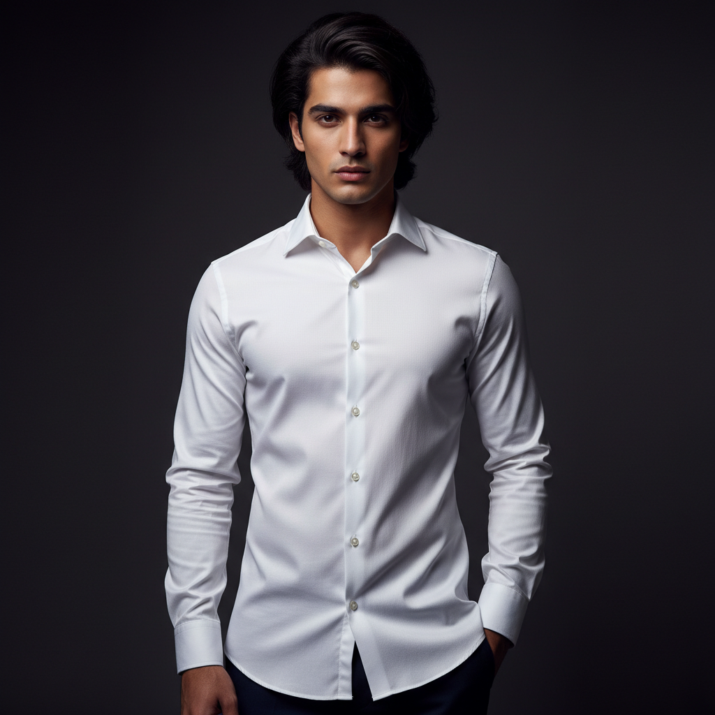 White SLIM Fit Shirt