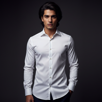 White SLIM Fit Shirt