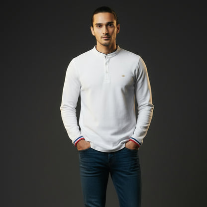 Full sleeve White T shirt