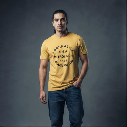 Yellow - 100% Cotton Cool Tshirt
