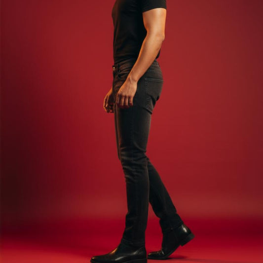 James Black Jeans - Cropped Skinny Stretch