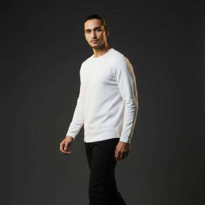 Ribbed White Tshirt