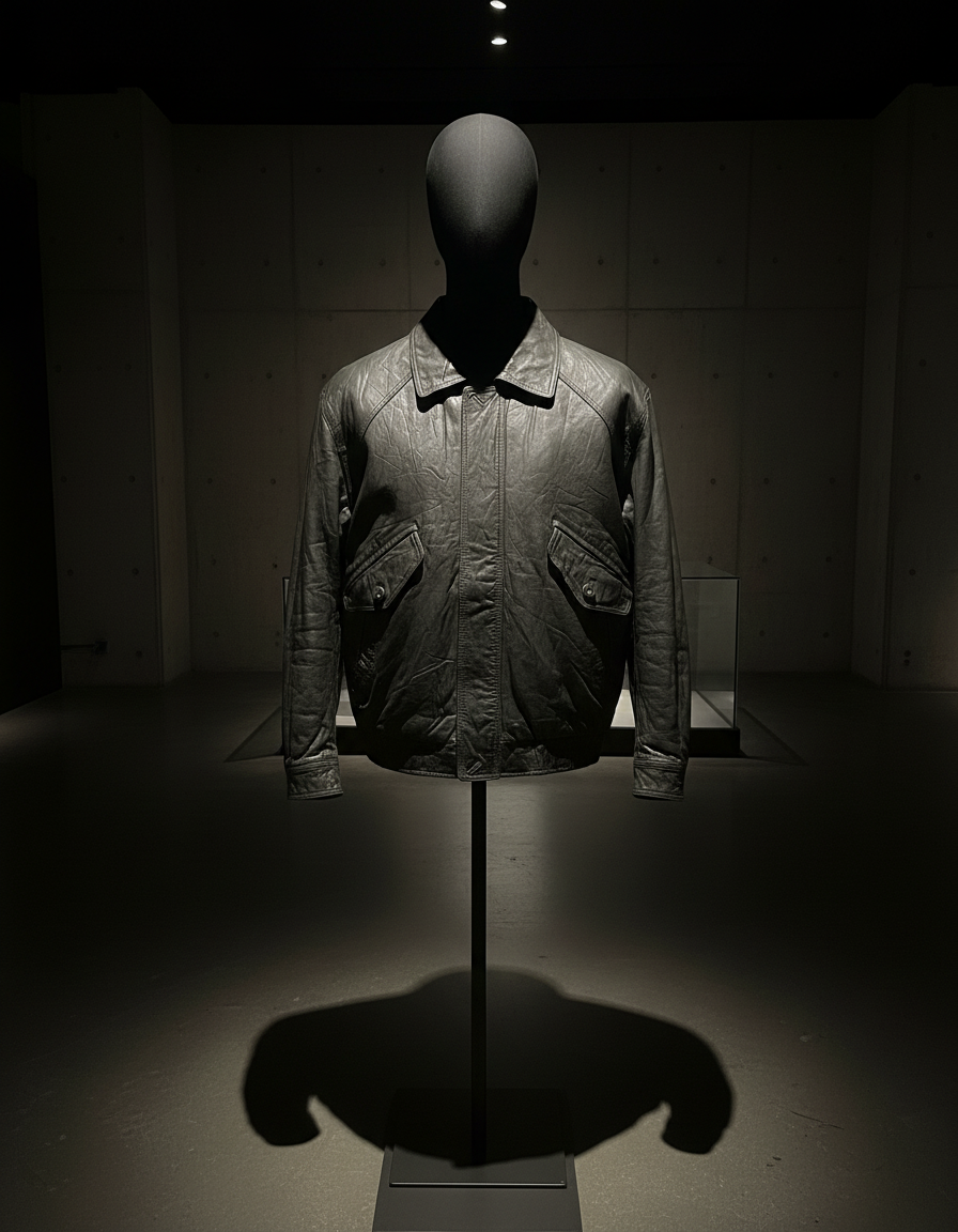 Dark Olive leather Jacket