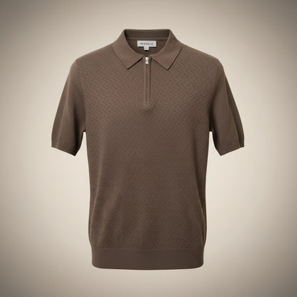 Walnut Knitted Jip Polo