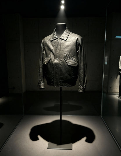 Dark Olive leather Jacket