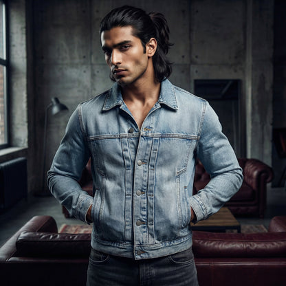 Light Blue Wash Denim Jacket