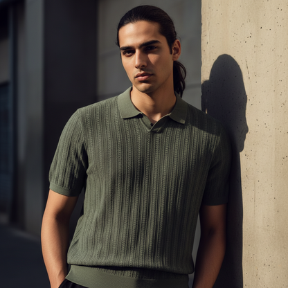 Olive Vneck Collar Lynwood