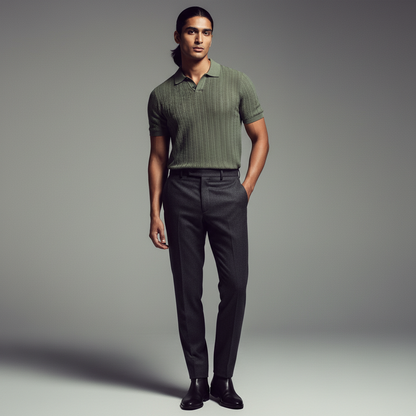 Olive Vneck Collar Lynwood