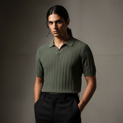 Olive Vneck Collar Lynwood