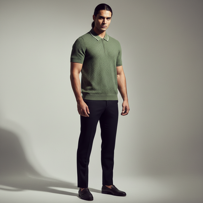 Olive Knitted Texture with JIP