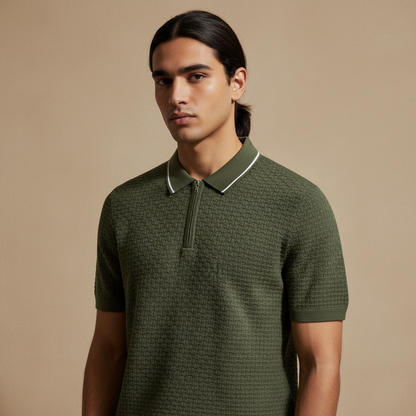 Olive Knitted Texture with JIP