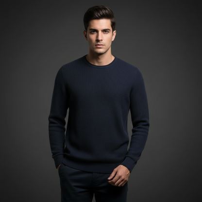 Knitted Sweater Nevy Blue