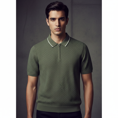 Olive Knitted Texture with JIP