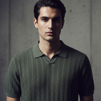 Olive Vneck Collar Lynwood