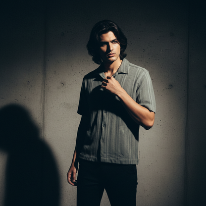 Baggy Shirt - Olive Green