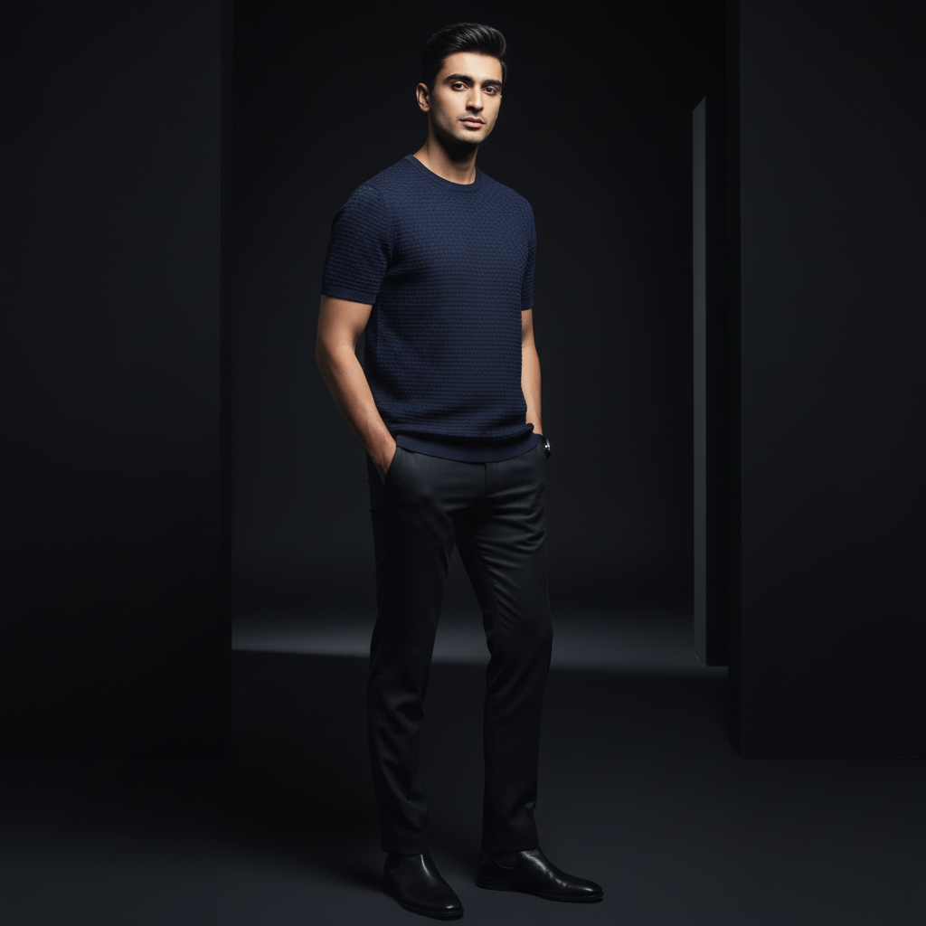 Navy Blue - Knitted Hurst