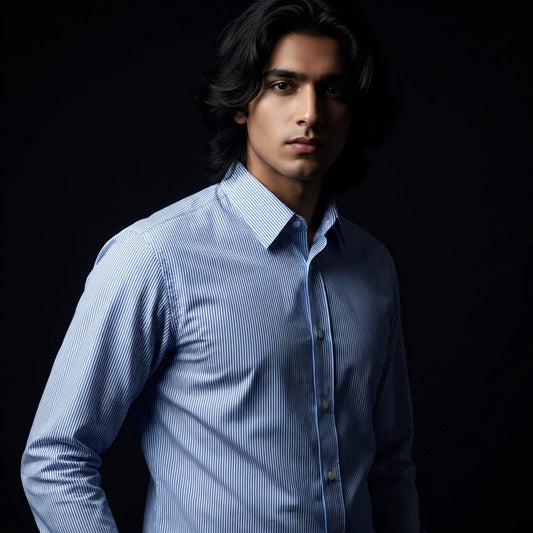 Premium Sky blue shirt SM8 Modern Fit