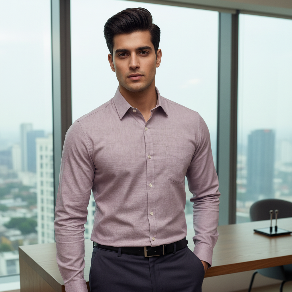 Bright Purple Shirt - Regular Fit