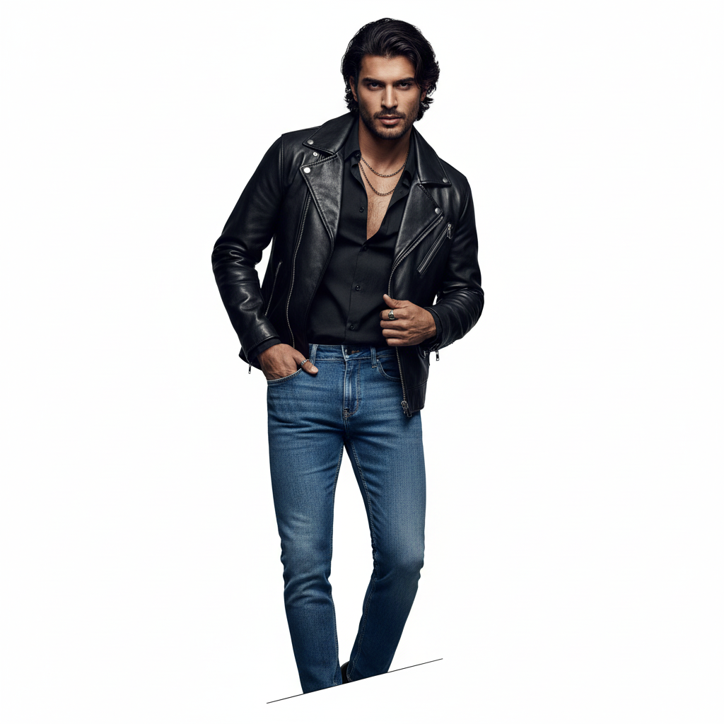 Straight stretch cotton jeans cel, - Blue