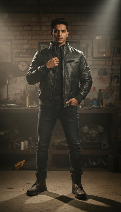 Biker Black Jacket