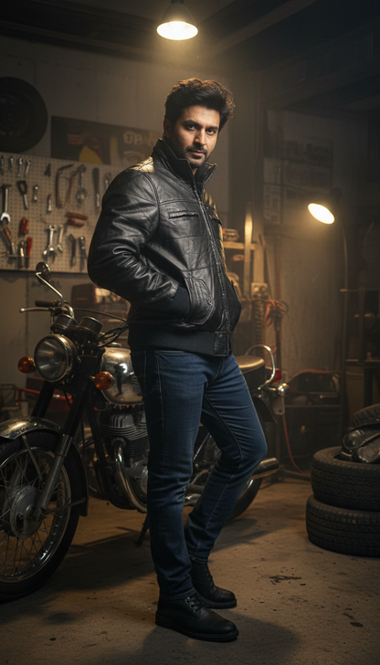 Biker Black Jacket