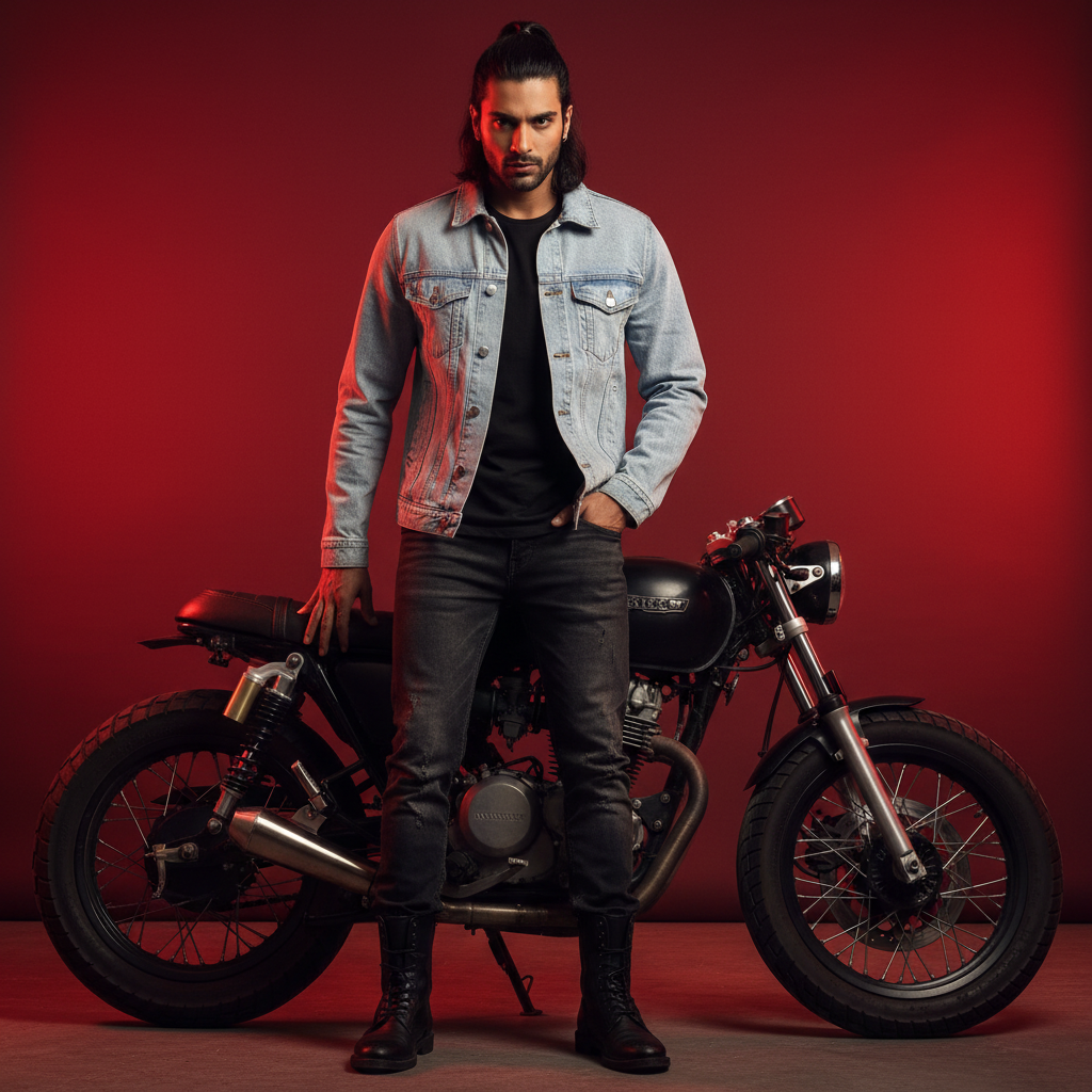 Light Blue Wash Denim Jacket